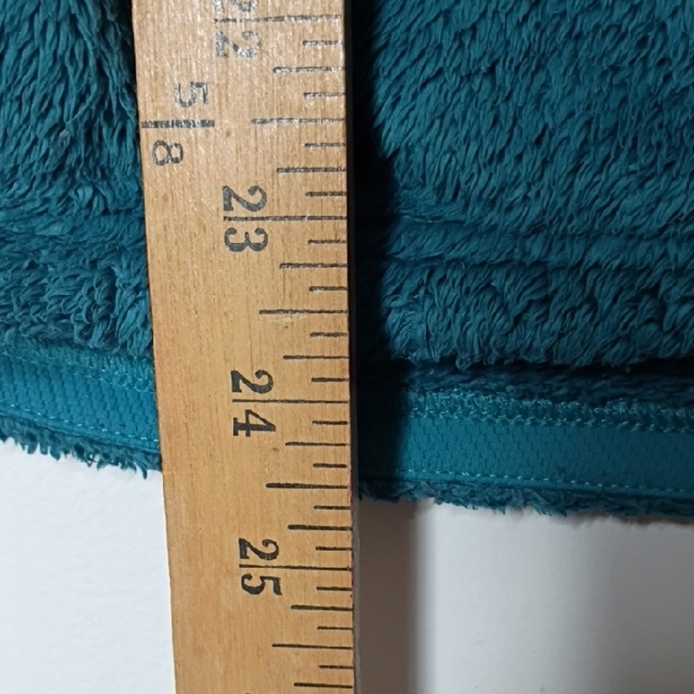 The North Face Jacket Womens small quarter-zip furry fleece pullover jacket teal - Picture 5 of 8